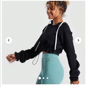 Gymshark x Whitney Simmons small black sweatshirt